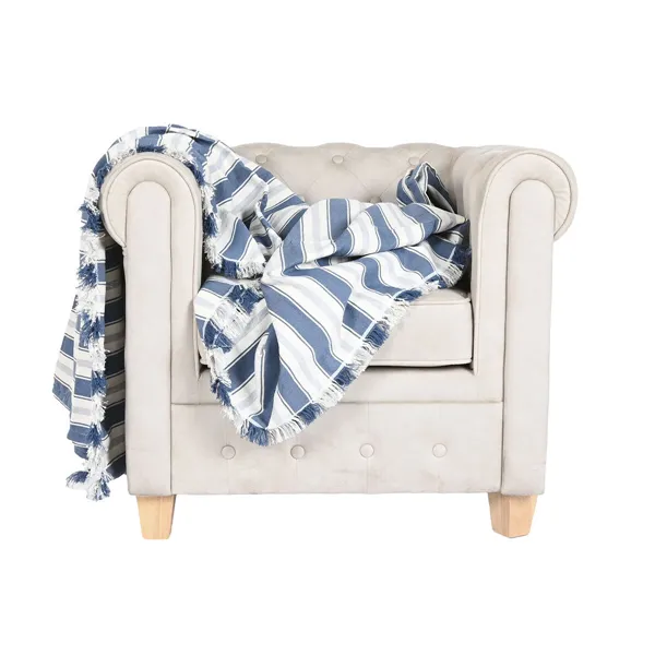 Bed Cover Home ESPRIT Blue Grey