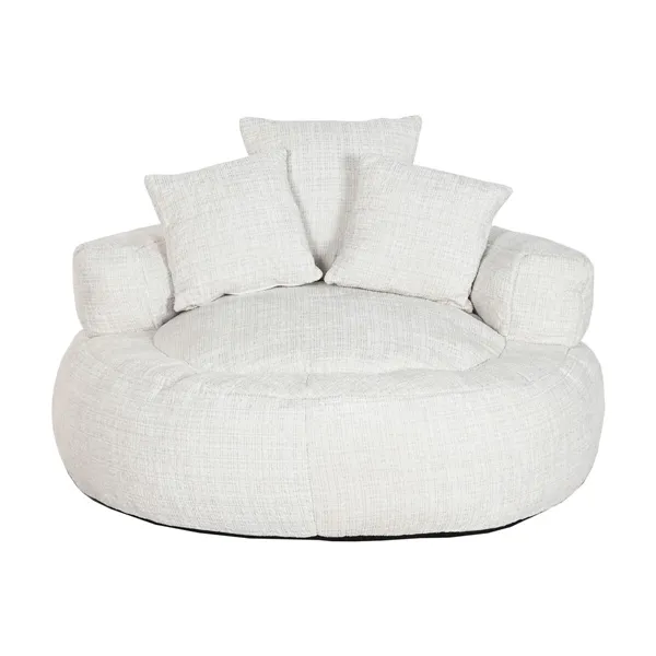 Armchair Home ESPRIT White 104 x 104 x 50 cm
