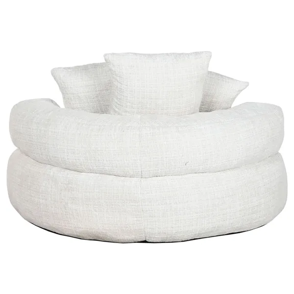 Armchair Home ESPRIT White 104 x 104 x 50 cm