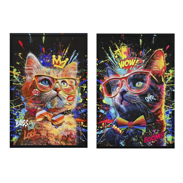 Canvas Home ESPRIT polystyrene Canvas 63 x 3 x 93 cm