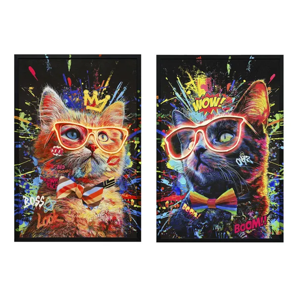 Canvas Home ESPRIT polystyrene Canvas 63 x 3 x 93 cm