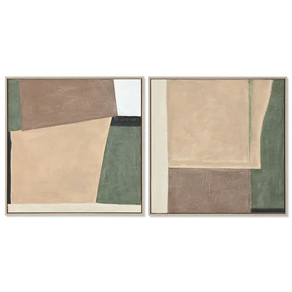 Canvas Home ESPRIT polystyrene Canvas 80 x 3,8 x 80 cm