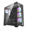Darkflash DS900 computer case (black) + 7 ARGB fans