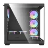 Darkflash DS900 computer case (black) + 7 ARGB fans