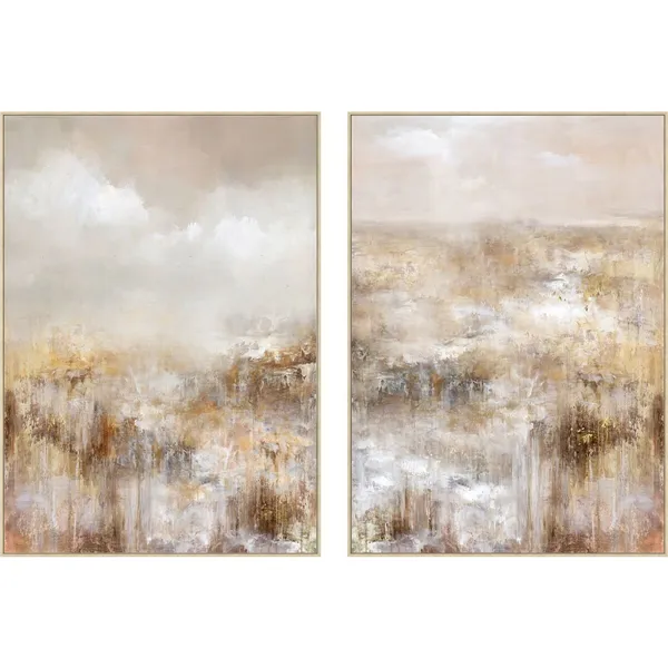 Canvas Home ESPRIT polystyrene Canvas 103 x 4,5 x 143 cm