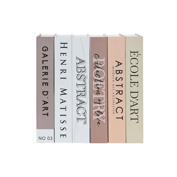 Book-shaped safe Home ESPRIT Multicolour Cardboard (6 Units)