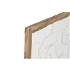 Decorative Figure Home ESPRIT White Natural Modern 90 x 3 x 90 cm