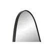 Free standing mirror Home ESPRIT Black Crystal Iron 55 X 48 X 165 CM