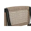 Armchair Home ESPRIT Black Teak Synthetic fibre 65 X 62 X 72 CM