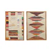 Painting Home ESPRIT Cotton Acacia 60 x 3 x 90 cm (2 Units)