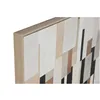 Canvas Home ESPRIT White Black Abstract Urban 100 x 4 x 140 cm (2 Units)
