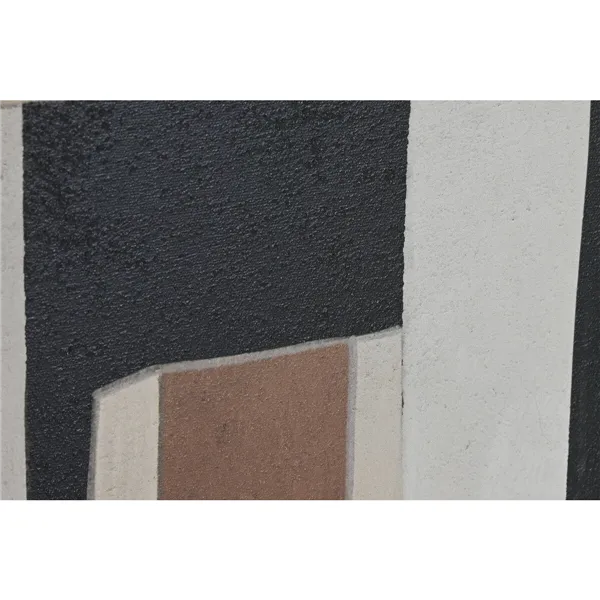 Canvas Home ESPRIT White Black Abstract Urban 100 x 4 x 140 cm (2 Units)