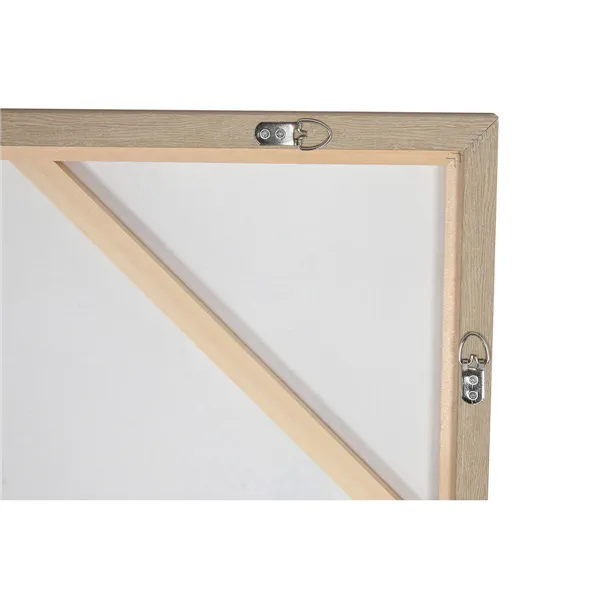 Canvas Home ESPRIT White Black Abstract Urban 100 x 4 x 140 cm (2 Units)
