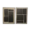 Canvas Home ESPRIT Dark brown Light brown Abstract Modern 100 x 4 x 140 cm (2 Units)