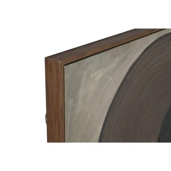 Canvas Home ESPRIT White Brown Hat Modern 90 x 4 x 120 cm (2 Units)