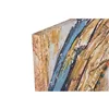 Canvas Home ESPRIT Turquoise Golden Colonial African Woman 90 x 3 x 120 cm (2 Units)