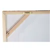 Canvas Home ESPRIT Turquoise Golden Colonial African Woman 90 x 3 x 120 cm (2 Units)