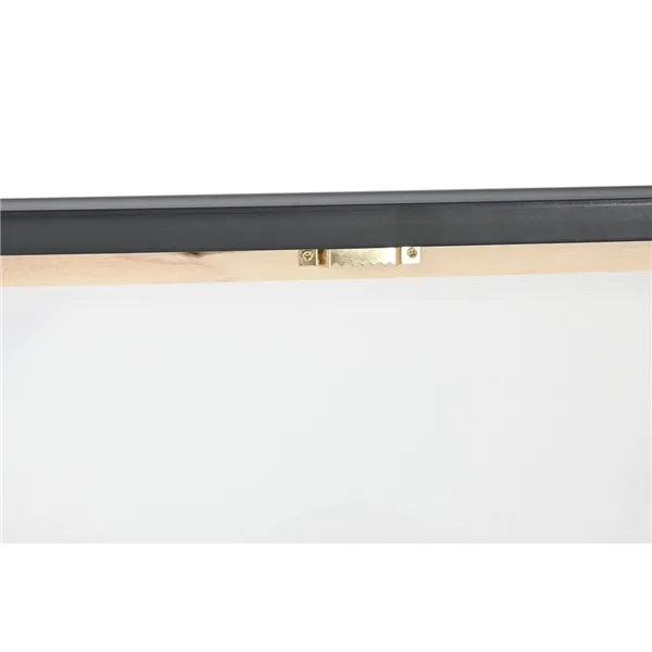 Canvas Home ESPRIT White Black Dog Loft Lacquered 62 X 3 X 62 CM (4 Units)
