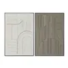 Canvas Home ESPRIT Brown Beige Modern Urban 82 x 4 x 122 cm (2 Units)