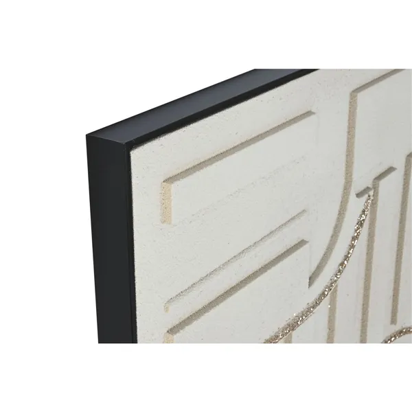 Canvas Home ESPRIT Brown Beige Modern Urban 82 x 4 x 122 cm (2 Units)