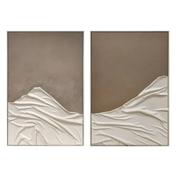 Painting 3D Home ESPRIT polystyrene 83 x 4 x 123 cm