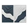 Canvas Home ESPRIT Blue White Modern 83 x 4 x 123 cm (2 Units)