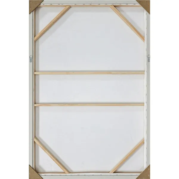 Canvas Home ESPRIT Blue White Abstract Urban 83 x 4 x 123 cm (2 Units)