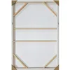 Canvas Home ESPRIT Blue White Abstract Urban 83 x 4 x 123 cm (2 Units)