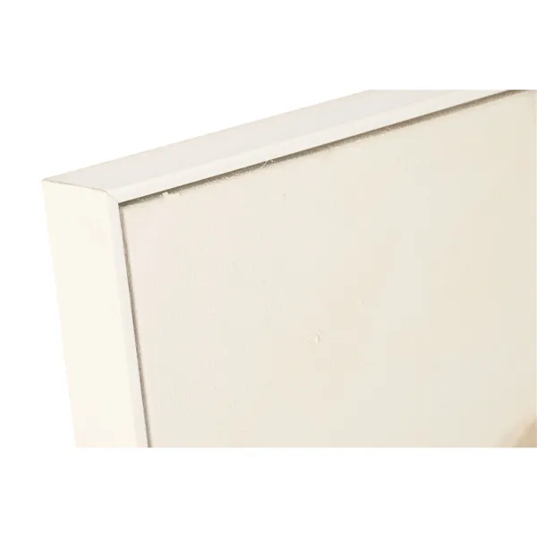 Canvas Home ESPRIT White Beige Abstract Scandinavian 102,5 X 4,5 X 102,5 CM (2 Units)