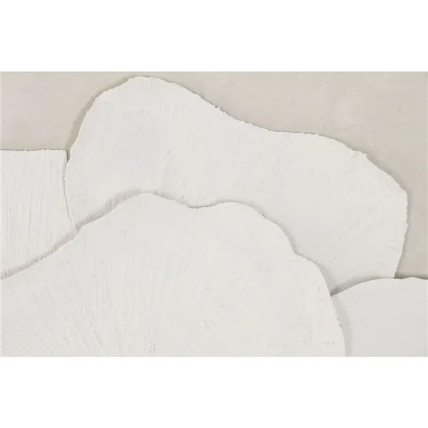 Canvas Home ESPRIT White Beige Abstract Scandinavian 102,5 X 4,5 X 102,5 CM (2 Units)