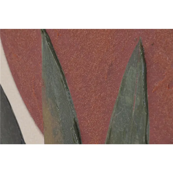 Canvas Home ESPRIT Green Orange Palms Colonial 63 x 4,5 x 93 cm (2 Units)