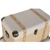 Set of Chests Home ESPRIT Natural Polyester Wood Traditional (3 Units)