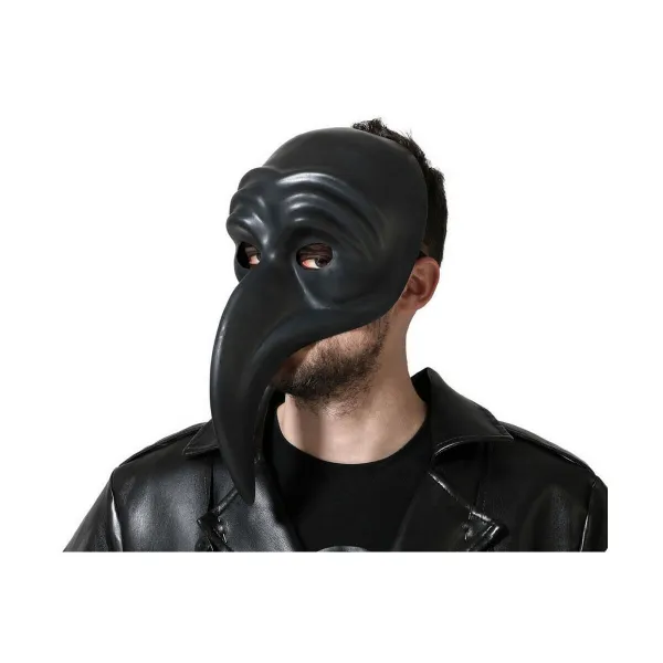 Maska Halloween Ārsts Melns