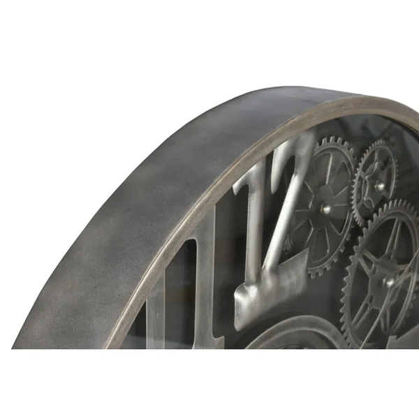 Wall Clock Home ESPRIT Silver Crystal Iron Vintage 100 X 10 X 100 CM