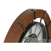 Wall Clock Home ESPRIT White Natural Metal Pine Vintage 86 X 9,5 X 86 CM