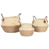Decorative box Home ESPRIT Natural Natural Fibre (3 Pieces)