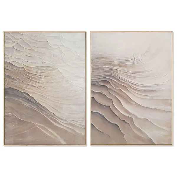 Canvas Home ESPRIT Modern 103 x 4 x 143 cm (2 Units)