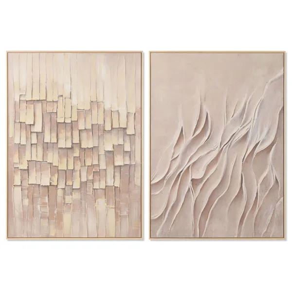 Canvas Home ESPRIT Modern 103 x 4 x 143 cm (2 Units)