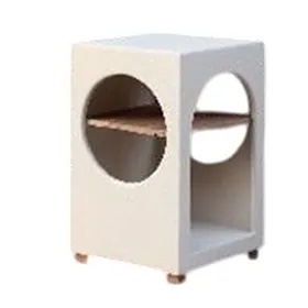 Side table Home ESPRIT White 40 x 40 x 60 cm