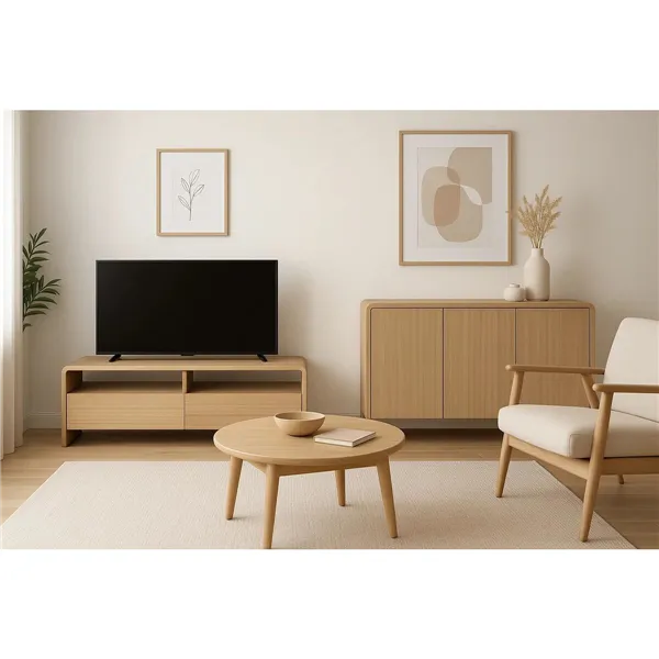 Sideboard Home ESPRIT Brown Elm wood Paolownia wood 106 X 38 X 71 CM
