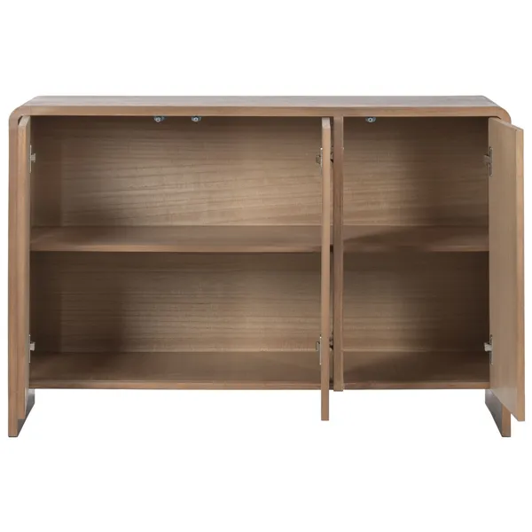 Sideboard Home ESPRIT Brown Elm wood Paolownia wood 106 X 38 X 71 CM