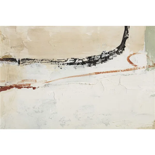 Canvas Home ESPRIT Yellow White Abstract Urban 110 X 6 X 140 CM