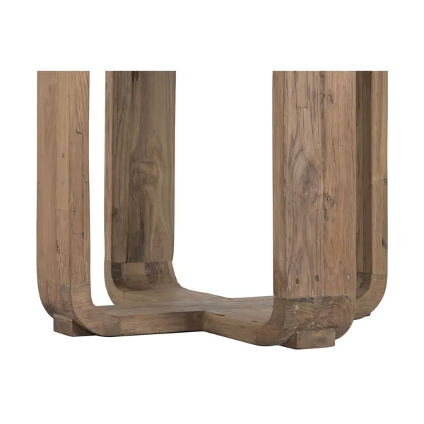 Dining Table Home ESPRIT Natural Teak 140 X 140 X 78 CM