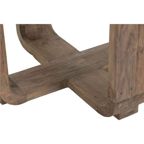 Dining Table Home ESPRIT Natural Teak 140 X 140 X 78 CM