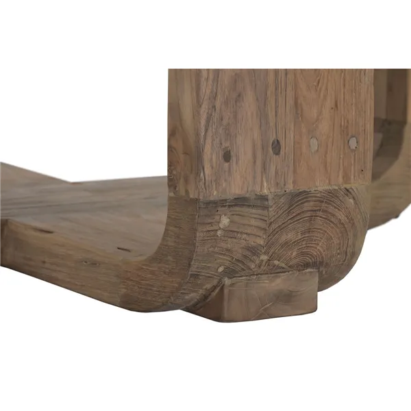 Dining Table Home ESPRIT Natural Teak 140 X 140 X 78 CM