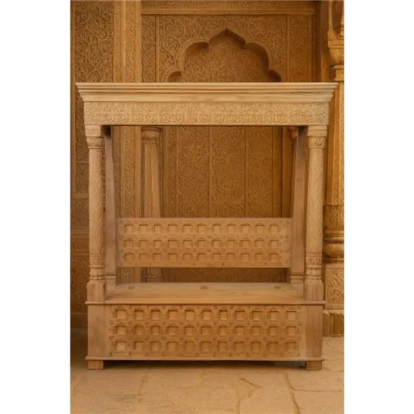 Bench Home ESPRIT Natural Mango wood Indian Man 190 X 54 X 215 CM