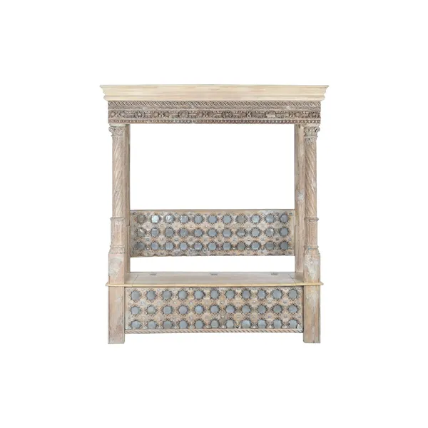 Bench Home ESPRIT Natural Mango wood Indian Man 190 X 54 X 215 CM