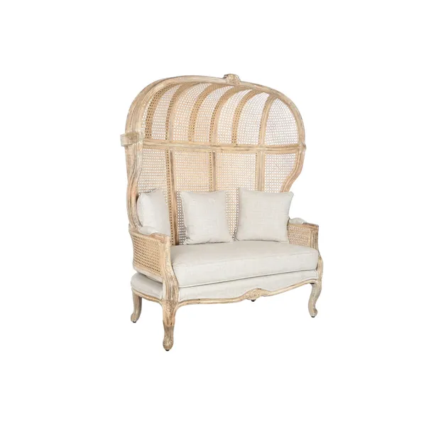 Sofa Home ESPRIT Natural 125 X 58 X 155 CM