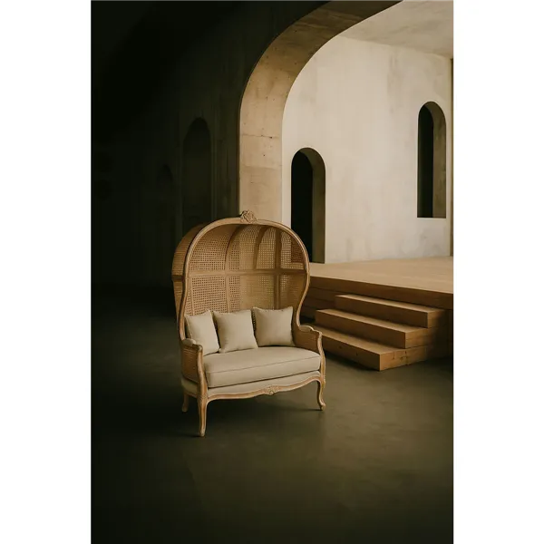Sofa Home ESPRIT Natural 125 X 58 X 155 CM
