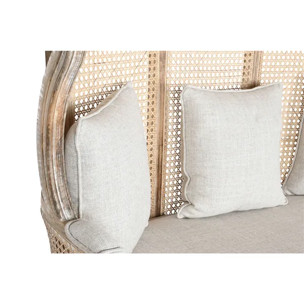 Sofa Home ESPRIT Natural 125 X 58 X 155 CM
